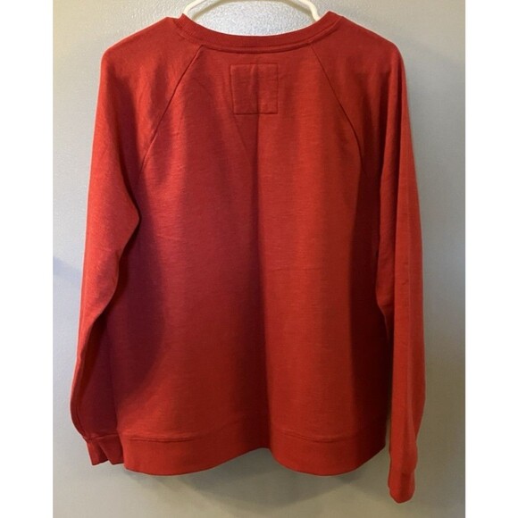 Sonoma Goods for Life Fleece Holiday Sweatshirt Red/White Size XL - Picture 5 of 5
